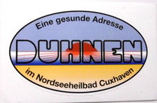 Souvenir-Aufkleber Duhnen