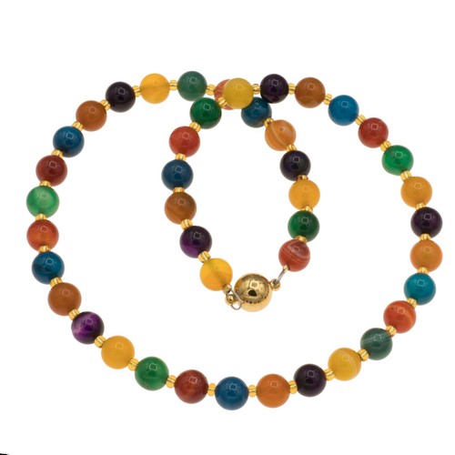 Kette bunt mit - , 8