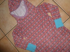 Dawanda Retro Kleid - Strandkleid Badekleid Frottee - Kapuze - 122 128 134