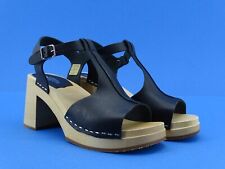 Swedish Hasbeens Stitchy Sandalen Sandaletten Clogs Holzclogs Gr.38