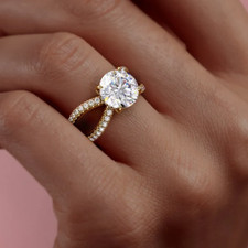 Diamant 18k gelbgold ehering - diamant,