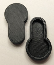 2x Schlüssellochschloss Abdeckung Türschloss Abdeckung Zug Zug Ausschluss Kappe PushFit Einbau