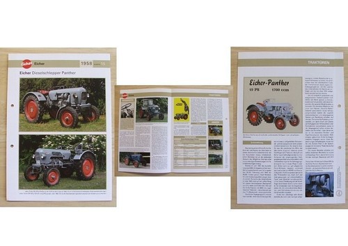 Eicher traktor schlepper - eicher,