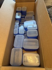 32x  Tupperware Swing Vorratsdosen Set Blau Mit Deckel stapelbar 
