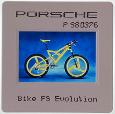 PORSCHE Bike FS Evolution - Original Porsche Presse-Dia Slide Positiv