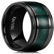 Titanring mit Holzeinlage