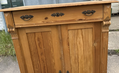 Antiker holzschrank braun 2 - holzschrank,