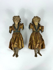 Paar Antike Barocke Engel