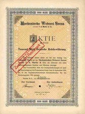 Mechanische Weberei Sorau F