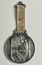 WMF Zinn Wandbild Relief Carl Spitzweg Motiv AM DACHSTÜBCHEN Pewter Wall Plaque