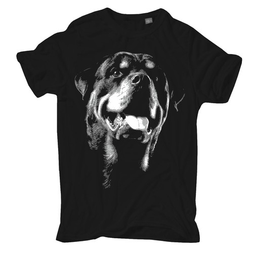 Herren tshirt rottweiler - tshirt,