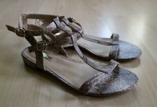 NEU Esprit Sandalen Riemchensandale Riemchen Schlange 39 Schuhe Sandalette