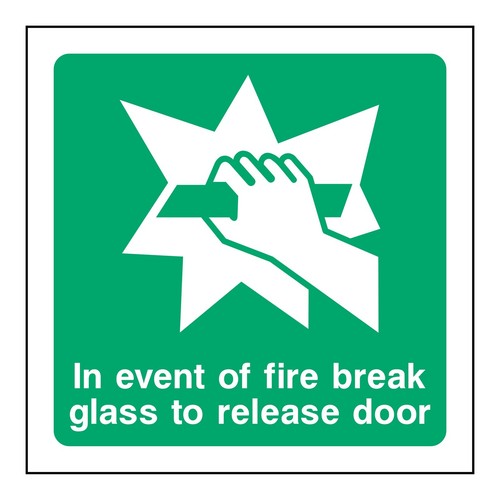 Break glass release - break,