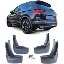Schmutzfänger Set vorne und hinten Schwarz für VW Tiguan 2 AD1 ab 16