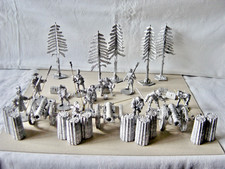 Peipp 54mm GB4 große Geschützaufstellung der Landsknechte 1570 mit viel Zubehör