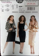 Burda 8133 kombination kleid - kombination,