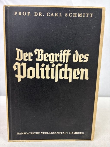 Der begriff des politischen - begriff,