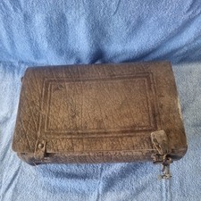 Alter Leder Schulranzen Ledertasche Schultasche Tasche Aktentasche Vintage Retro