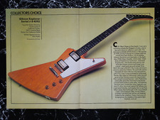 GIBSON EXPLORER .. 1 9 5 8 .. * US - Poster * 1983 * COLLECTORS CHOICE * 41 x 28