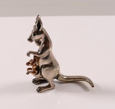 Silberfigur Silber Känguru &