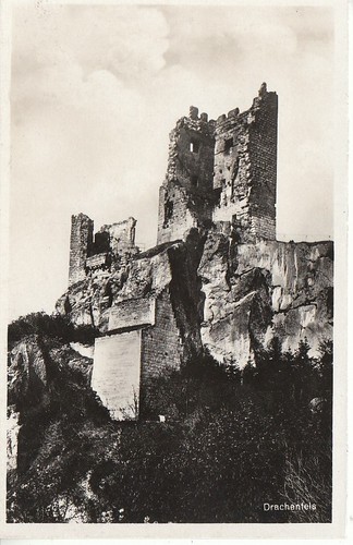 Ruine drachenfels rhein ngl - ruine,