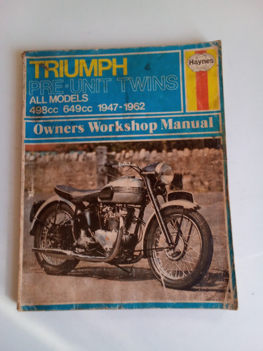 Triumph pre unit twins haynes - pre-unit,
