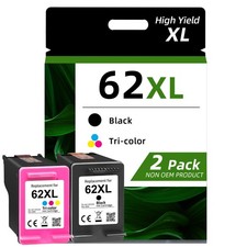 DRUCKER PATRONEN für HP 62XL ENVY 5640 5644 5646 5660 7640 DeskJet 5575 5742
