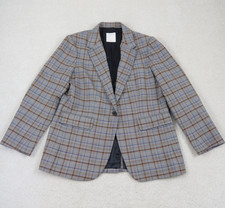 Sandro Jacke Herren Gr. 40 Anzugjacke Blazer Anorak Kurzmantel Plaid Check Paris