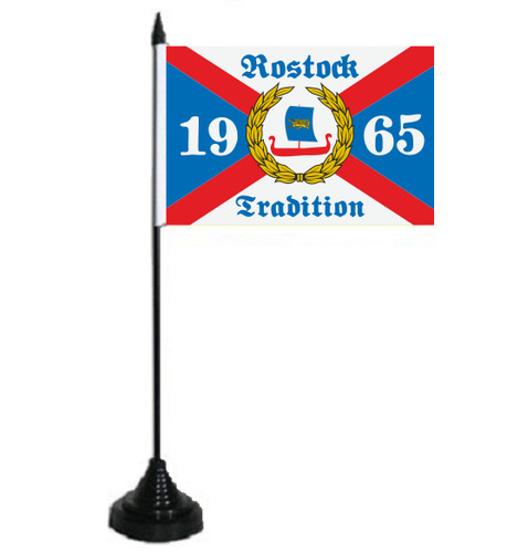 Tischflagge tischfahne rostock - tischflagge,