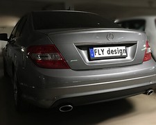 Passend für MERCEDES C Klasse a-still W 204 Hecklippe LACKIERTE neu Heck lippe K