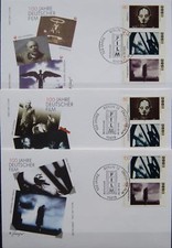 BRD GERMANY 1995 1815-17 + SB Filme Metropolis Der Untertan Himmel über BLN FDC