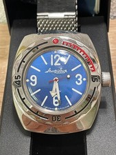 Vostok Amphibia 200m Automatik Taucheruhr 2415  Russland Mit Box & Belegen (27)