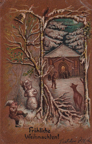 Künstler weihnachten - kÜnstler-ak,