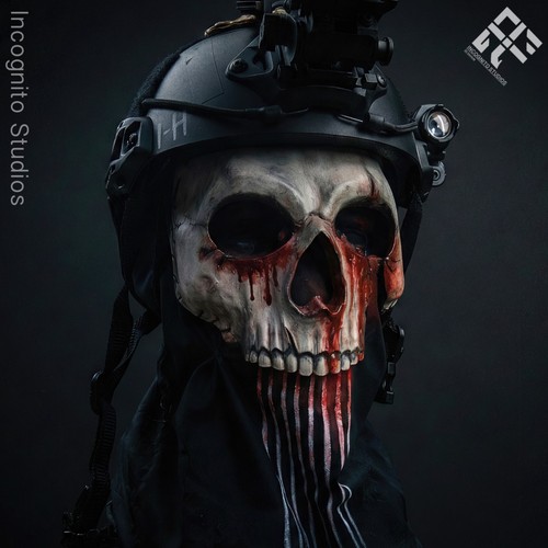 Untote maske cosplay - maske,