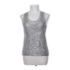 Kathleen Madden, Tank­top, Größe: S/M, Silber/Grau, Elasthan, Sonstiges #Fk3