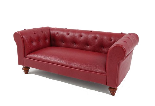 Puppenhaus rot leder - puppenhaus,