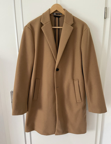 Zara mantel herren beige l - zara,