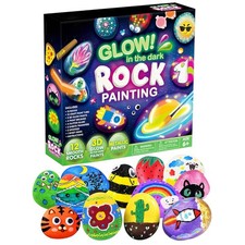 12x Steine zum Bemalen DIY Set