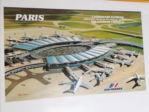 Plakat paris charles gaulle - paris,