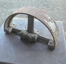 halbe Flachriemenscheibe Riemenscheibe Deko ca. 500 x 130 mm Bogen Halbkreis