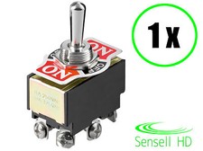 Sensell Kippschalter Umschalter Polwendeschalter Rastend Ein-Aus-Ein 2 polig 