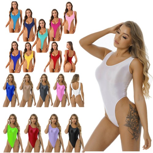 Damen einteiler glänzend - damen, body