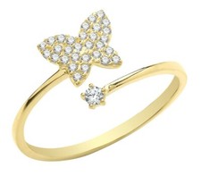 Schmetterling Wickelring 9 kt