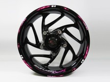 Pinke Felgenrandaufkleber für