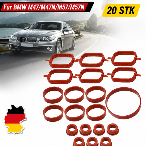 Ansaugkrümmerdichtung rot - rot, 20