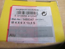 500Stück Blindnietmuttern Aluminium  M4x6x13,5  Klemmbereich 3,0-5,0 mm LiReg2#