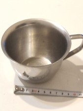 Alfra Alessi Tasse Suppentasse Italy Edelstahl Durchmesser: 11,5 cm Höhe: 7 cm