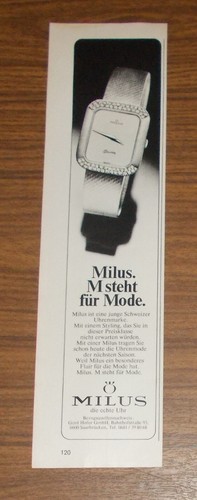 Seltene werbung vintage milus - vintage,