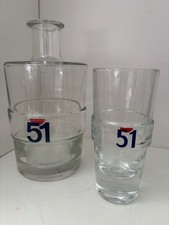 Karaffe und soundglas - karaffe, pastis