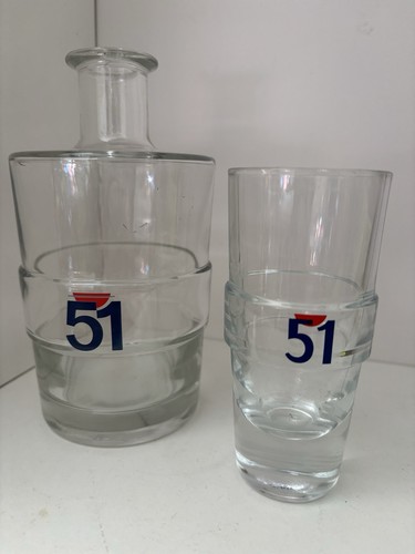 Karaffe und soundglas pastis - karaffe,